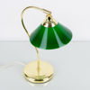 BORDSLAMPA, mässing och glas, 1900-/2000-tal