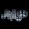 TIMO SARPANEVA, 49 del, glasservis, "Droppring", Iittala, Finland