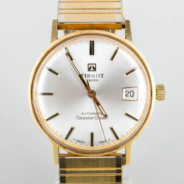 TISSOT, herrarmbandsur, 18k guld, Seastar Seven, 1900-talets andra hälft