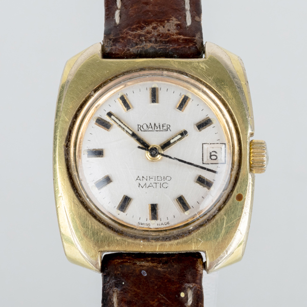 DAMARMBANDSUR, Roamer Anfibio Matic, automatiskt urverk, 1900-talets andra hälft
