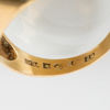 KLACKRING, 18k guld, med monogram K