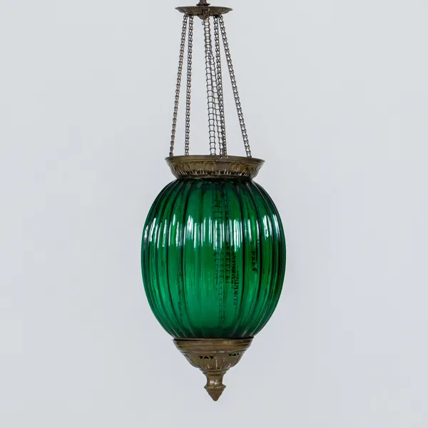 MÅNSKENSAMPEL, mässingsplåt och glas, 1800-/1900-tal