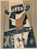 ESAIAS THORÉN (1901-1981), färglitografi, signerad och daterad -56