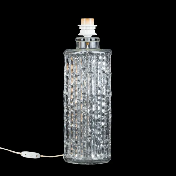 BORDSLAMPA, glas, 1960-tal