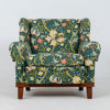 FÅTÖLJ, klädsel "Golden Lily indigo", Morris, 1900-talets första hälft