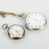 FICKUR, 2 st, bla. Omega samt mormorsur
