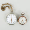 FICKUR, 2 st, bla. Omega samt mormorsur