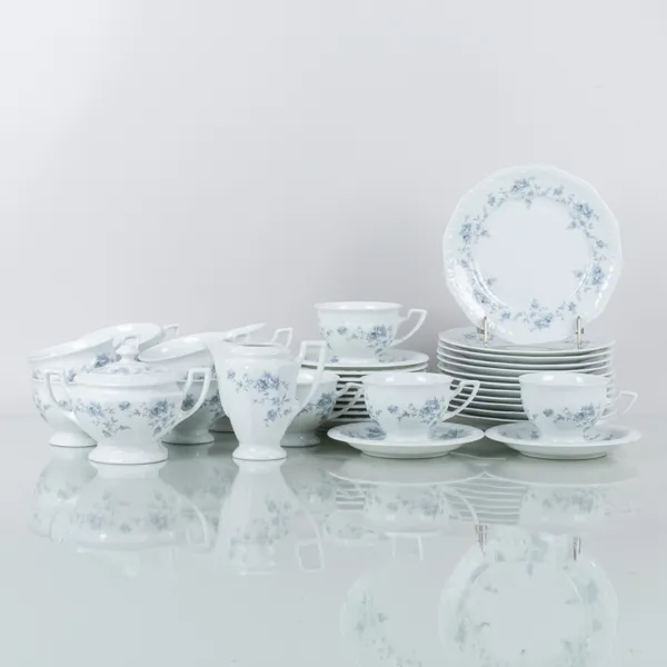 KAFFESERVIS, 26 del, porslin, Rosentahl