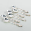 KAFFESKEDAR, 6 st, silver, MAB 1956