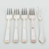 GAFFLAR, 5 st, silver, Gewe 1990