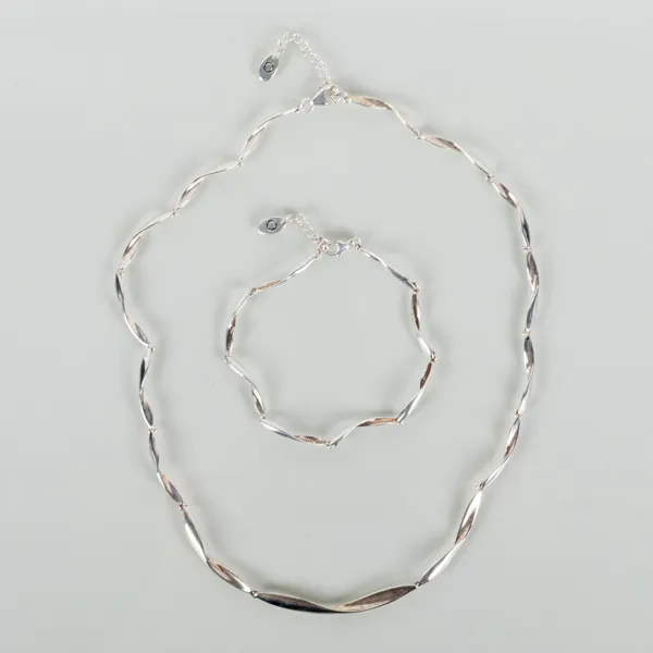 COLLIER OCH ARMBAND, sterlingsilver