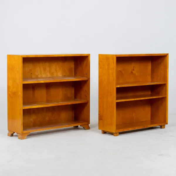 BOKHYLLOR, 2 st, Svenska Möbelfabriken, 1930-tal
