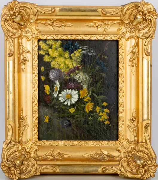 OKÄND KONSTNÄR, olja på trä, 1800-/1900-tal, osignerad