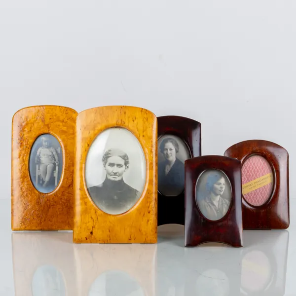 BORDSRAMAR, 5 st, 1800-/1900-tal