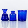 ERIK HÖGLUND, 3 st, vaser, glas, 1900-talets andra hälft