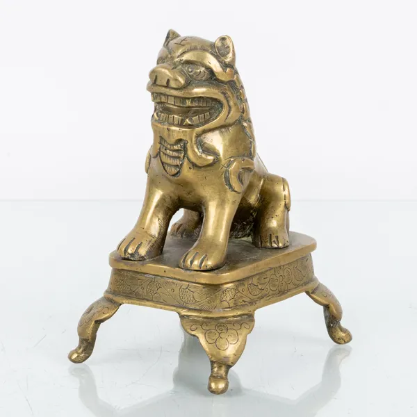 FOHUND, mässing, orientalisk, 1900-tal