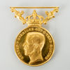 MEDALJ, 18 resp 23k guld, svenska stämplar 1994