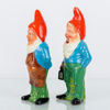 FIGURER, 2 st, lergods, 1900-talets mitt
