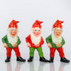 FIGURER, 3 st, lergods, sannolikt 1900-tal