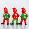 FIGURER, 3 st, lergods, sannolikt 1900-tal