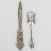 BREVKNIV OCH SKED, silver, 1900-tal