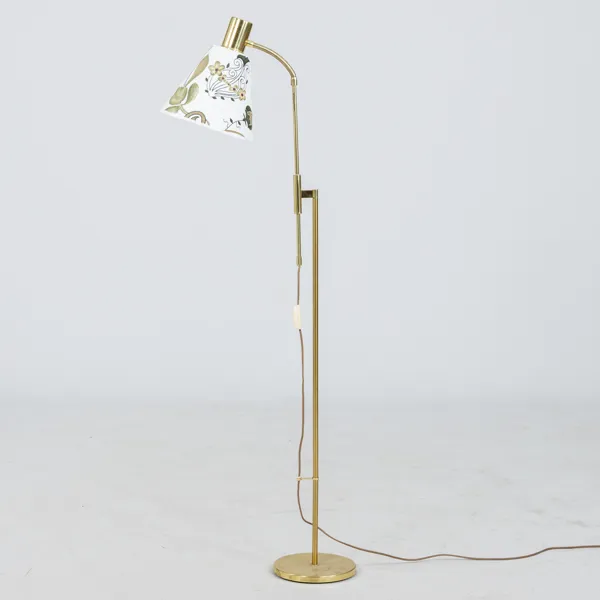 GOLVLAMPA, mässing, MAE 4426, 1900-talets andra hälft