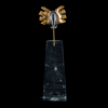 EVA-LENA MARTINSSON (född 1962), skulptur, glas, Skruf, signerad och numrerad 2/99