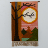 INGEGERD SILOW, bonad, rölakan, "Augustimåne", Axeco, monogramsignerad 