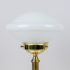 BORDSLAMPA, mässing och glas, 1900-talets andra hälft 