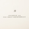 ERIK DAHLBERG, "Suecia antiqua et hodierna",  Wahlström & Widstrand, Stockholm 1924, Isaac Markus Boktryckeri AB