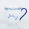 TE- SAMT KAFFEKOPPAR MED FAT, 12 st, porslin, "Ostindia", Rörstrand, 1900-/2000-tal