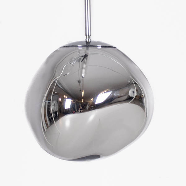 TOM DIXON, taklampa, "MELT", silverfärgad