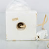 BORDSLAMPSFOT, alabaster, Italien, 1900-tal