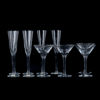 ANNA EHRNER, 6+4 st, champagne och cocktailglas, "Line", Kosta Boda
