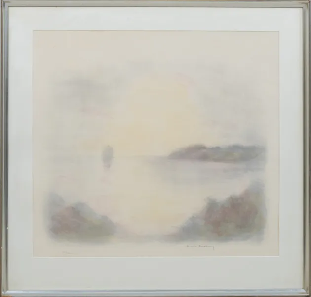 GUSTAV RUDBERG (1915-2001), färglitografi, signerad och numrerade 141/260