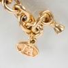 HALSKEDJA, 18k guld, J&A, med två briljantslipade diamanter, till lås ex Ole Lynggaard, 1900-/2000-tal