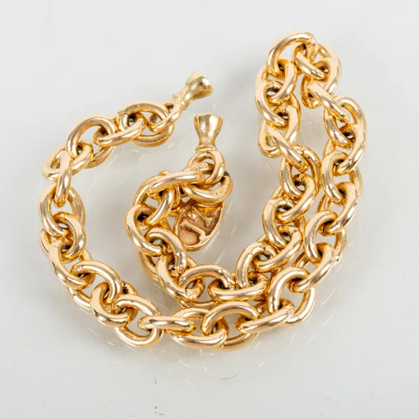 ARMLÄNK, 18k guld, J&A, till lås ex Ole Lynggaard, 1900-/2000-tal