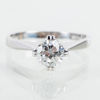ENSTENSRING, 18k vitguld, med briljantslipad diamant ca 0.75 ct, Spectra, GD & Co, 1989