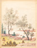 OSKAR BERGMAN, akvarell, miniatyr, signerad och daterad 1913
