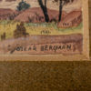 OSKAR BERGMAN, akvarell, miniatyr, signerad och daterad 1913