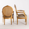 KARMSTOLAR, 1 par, gustaviansk stil, 1900-talets början