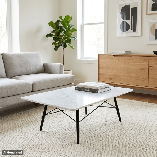 CHARLES & RAY EAMES, soffbord, "Eames Coffee Table", för Vitra, samtida