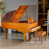 JULIUS BLÜTHNER, flygel, mahogny, Aliquot, 129356, Leipzig, Tyskland, 1900-talets första hälft
