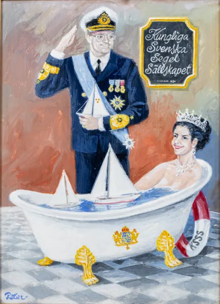 IVAN PETERSSON (född 1926), olja på pannå, signerad och daterad à tergo 1946