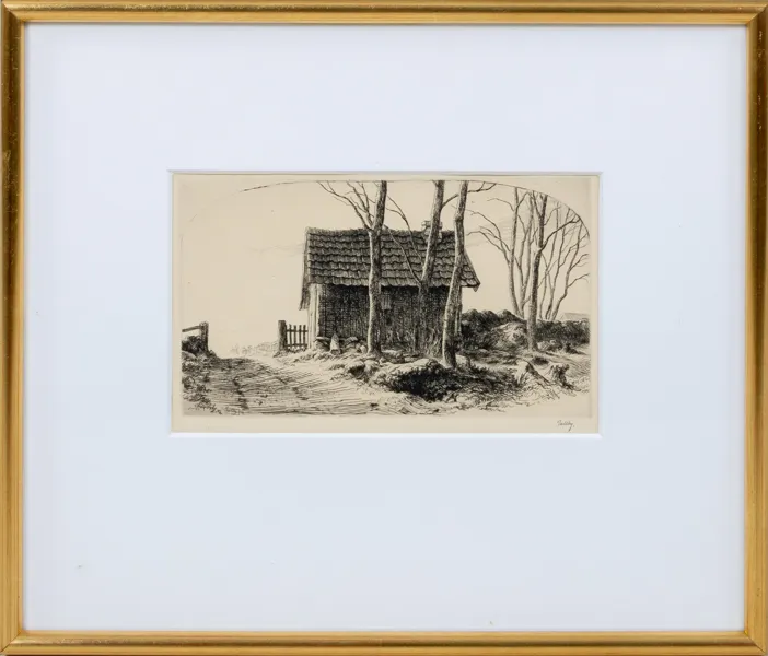FOLKE GULLBY (1912-1982), etsning, signerad