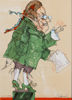 GRAFIKMAPP, 6 blad, bla Valerio Adami, ur mappen "Die Kunst Der Graphik", Die Galerie, Offenbach am Main