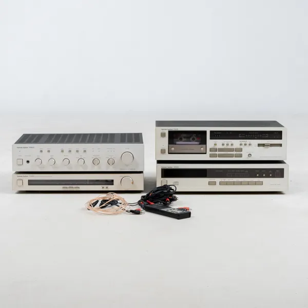 STEREOANLÄGGNING, Harman Kardon, 4 enheter: PM 645 / TU 905 / TD 202 / HD 300