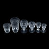 GLASSERVIS, 67 del, slipad dekor, 1900-talets mitt