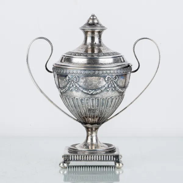 SOCKERSKÅL, silver, C.G. Hallberg, 1900-talets första hälft