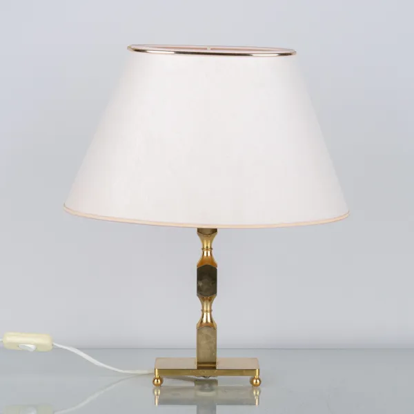 BORDSLAMPA, mässing, Metallslöjden Gusum, 1900-talets andra hälft
